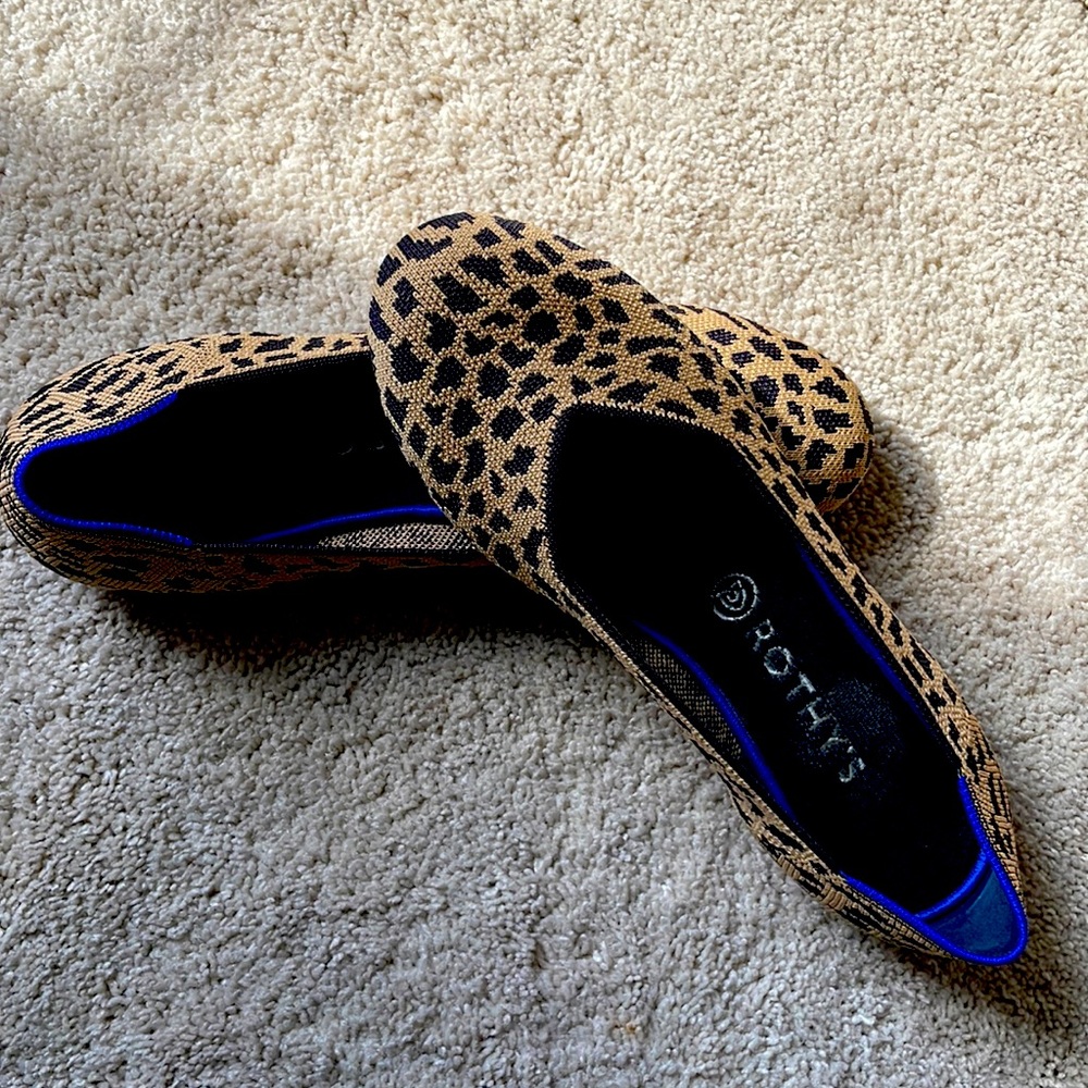 Rothy’s animal print flats